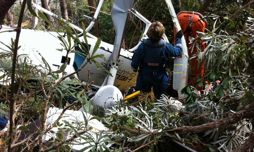 The scene of the fatal helicopter crash at Shoalwater Bay in 2011. The scene of the fatal helicopter crash at Shoalwater Bay in 2011.